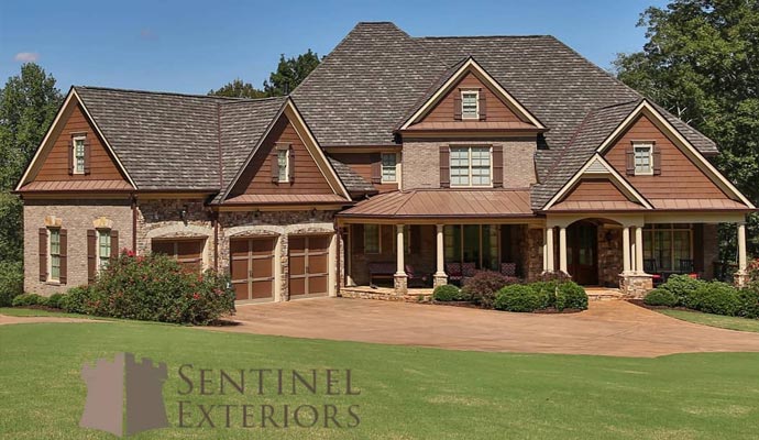 House with sentinel roof.