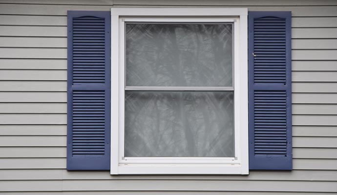 Installed Double Hung window.